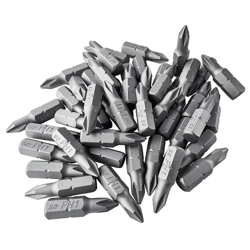 #1 Phillips Bits in Interlocking Storage Box (50-Piece) by ToolPro - Image 2